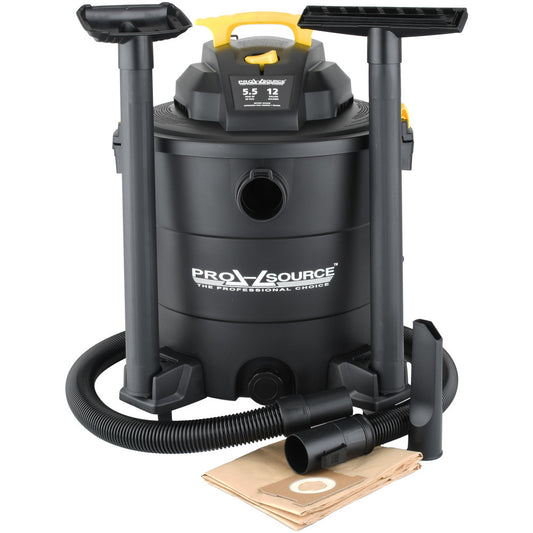 Pro-Source PS-AT18199P Wet/Dry Vacuum Electric, 12 gal, 10 A