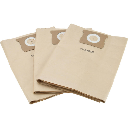 Pro-Source PS-19-3101N Vacuum Cleaner Bags Bag Type Disposable Filter Bag Compatible Vacuum Capacity 12.00 gal (US) 9.00 gal (US) 10.00 gal (US) For Use With 2 Shop-Vac Vacuums Special Properties Dual Ply Description Drywall Collection Filter Bags Fits 9-12 Gal. Tan
