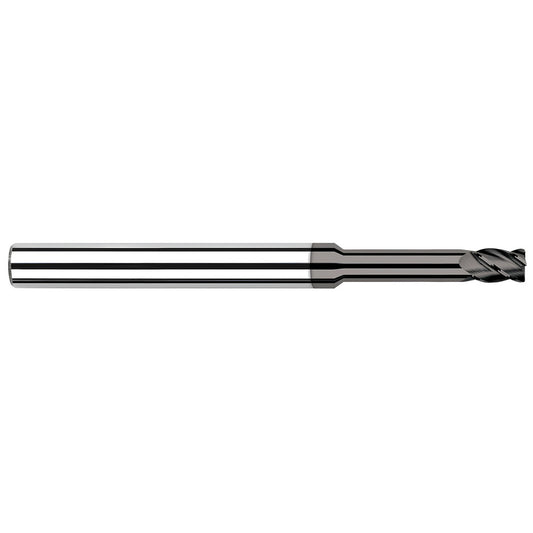 Harvey Tool 63239 Corner Radius End Mill 1.00 mm Dia, 1.50 mm LOC, 4 Flute, Solid Carbide