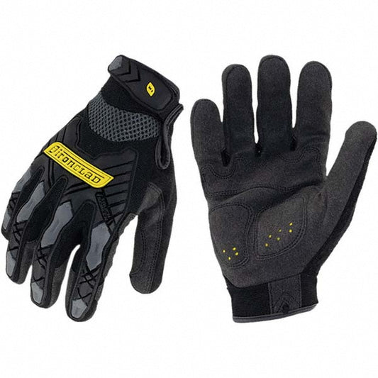 ironCLAD IEX-MIG-05-XL Impact-Resistant Gloves Size X-Large, ANSI Puncture 3, Suede & Polyester Lined, Suede & Polyester