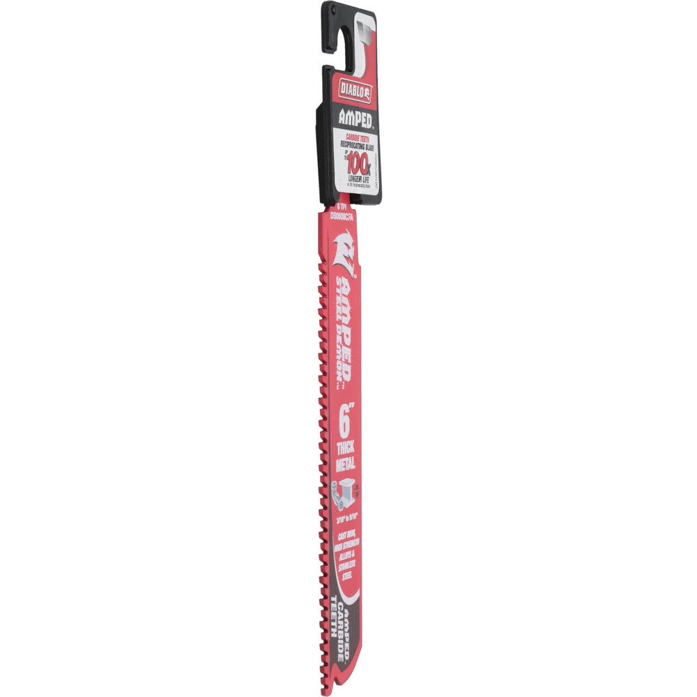 DIABLO DS0608CFA AMPED Steel Demon Reciprocating Saw Blade 0.049" Wide, Carbon Steel