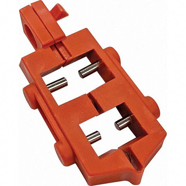 Brady 65387 Snap-On Breaker Lockout 120V, 1 Padlock Max, 2.14" High, 1.19" Wide