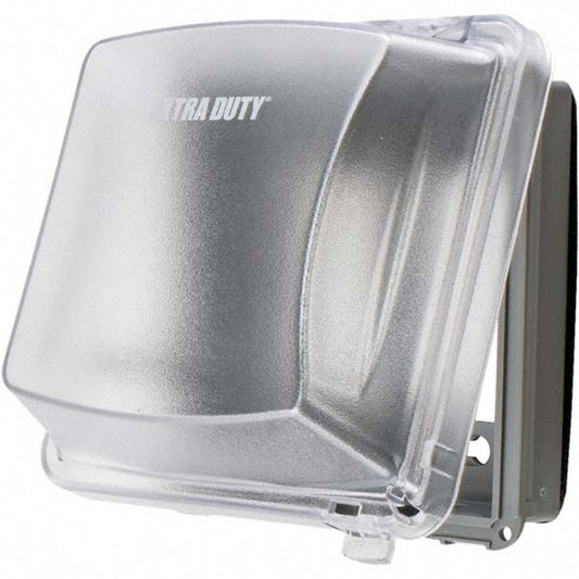 Hubbell Wiring Device-Kellems RW58750 Weatherproof Box Covers Electrical Box Shape Rectangle Number Of Outlets 1 Resistance Features Weather-Resistant Housing Material Polycarbonate Overall Length 5.5400 in Recommended Environment Wet Location Overall Width 5.5300 in Housing Co