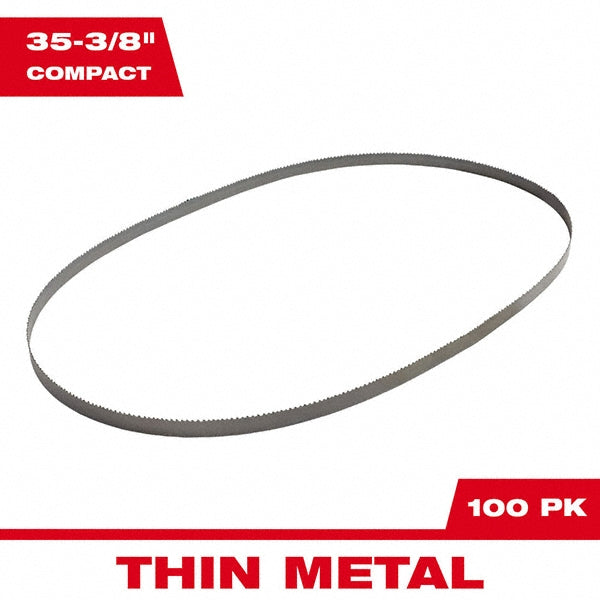 Milwaukee Tool 48-39-0547 Portable Bandsaw Blade 1/2" Wide, 0.02" Thick, 14 TPI
