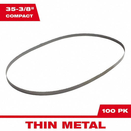 Milwaukee Tool 48-39-0547 Portable Bandsaw Blade 1/2" Wide, 0.02" Thick, 14 TPI