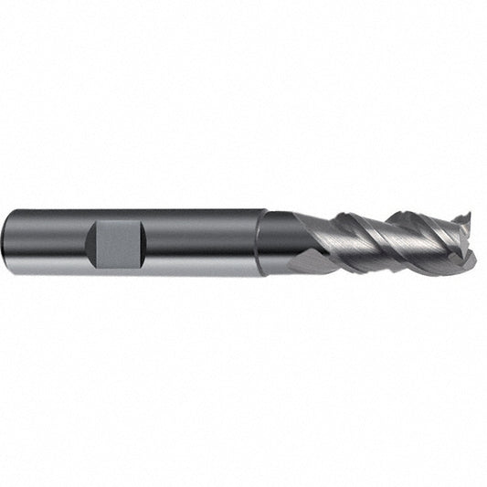 Guhring 9067750031700 Roughing & Finishing End Mill 1/8" Dia, 3 Flute, Square End, Solid Carbide
