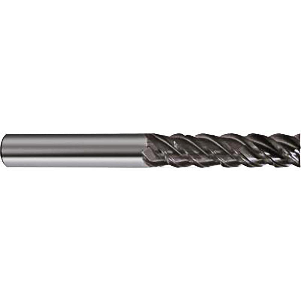 Guhring 9067740127000 Corner Chamfer End Mill 1/2" Dia, 2" LOC, 4 Flute, 0.0060" Chamfer Width, Solid Carbide