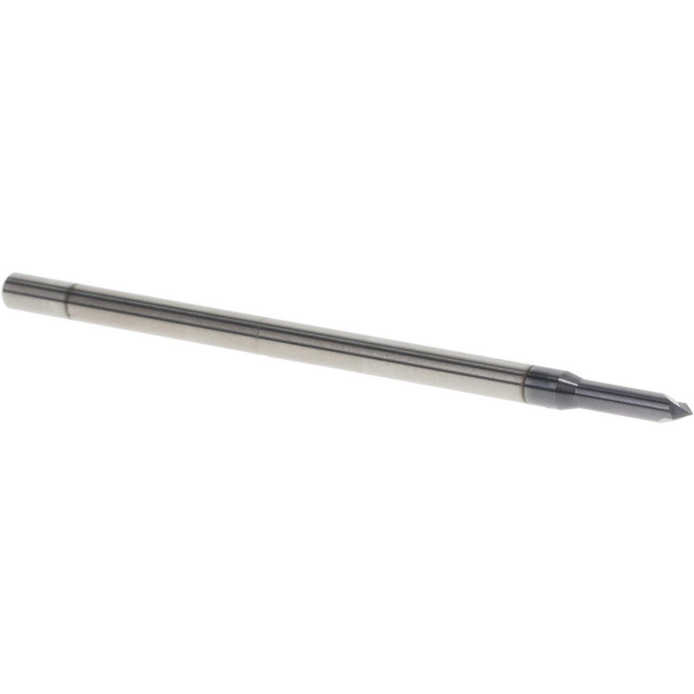 Harvey Tool 874345-C3 Chamfer Mill 3/32" Dia, 1/8" Shank Dia, 90 deg, 2 Flute, Solid Carbide, Single End