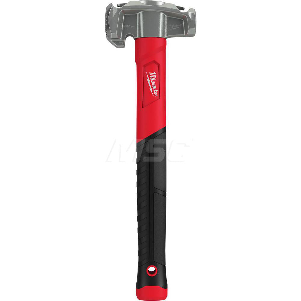 Milwaukee Tool 48-22-9040 Trade Hammers Head Weight (Oz) 32  Head Material Metal  Handle Material Fiberglass  Overall Length 15  Length (Inch) 15.20  