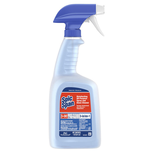 Spic & Span PGC58775CT Spic & Span Professional Disinfecting All-Purpose Cleaner 3 in 1, 32 fl oz, 8/Case