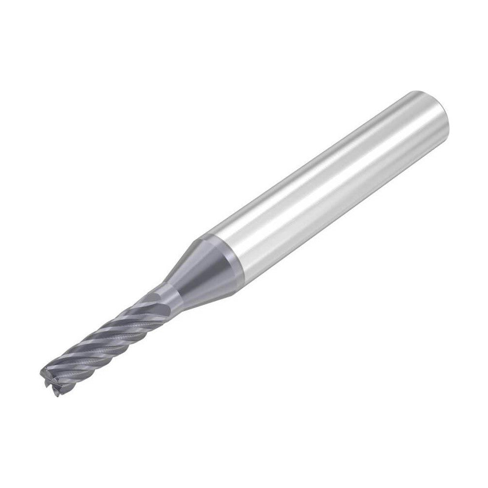 Seco 10072630 Roughing & Finishing End Mill 1/8" Dia, 6 Flute, 0.0100" Corner Radius, Corner Radius End, Solid Carbide