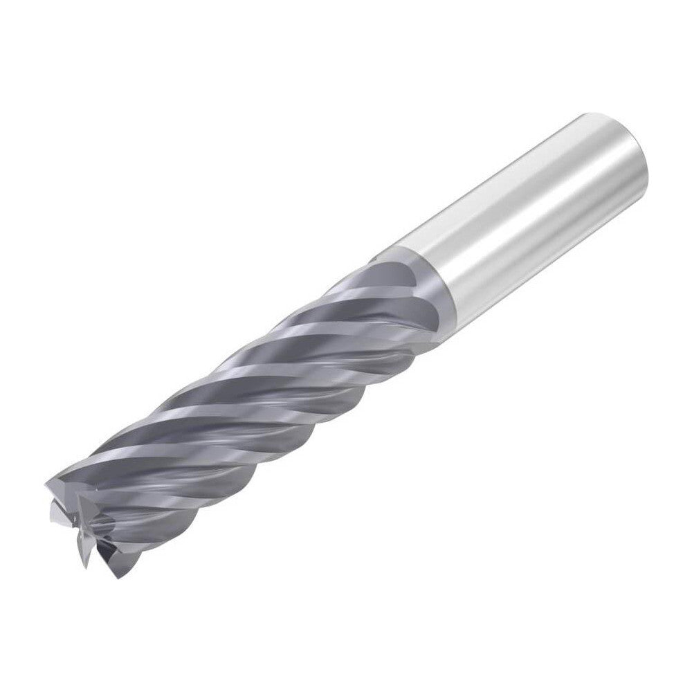 Seco 10072648 Roughing & Finishing End Mill 5/8" Dia, 6 Flute, Square End, Solid Carbide