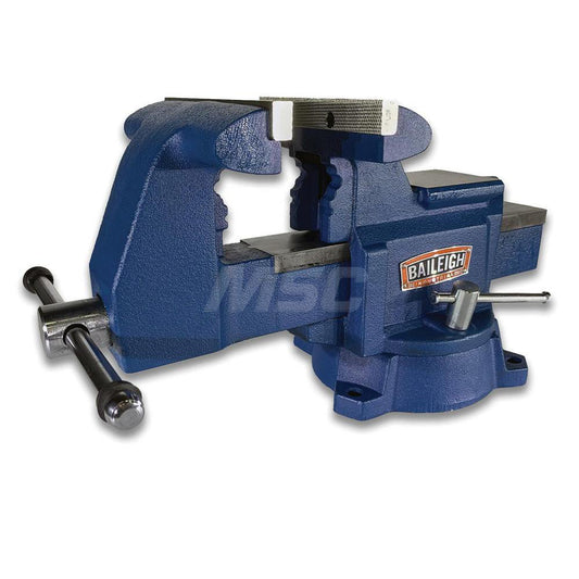 Baileigh 1227986 Bench Vise 5-1/2" Jaw Width, 6" Jaw Opening, 3" Throat Depth