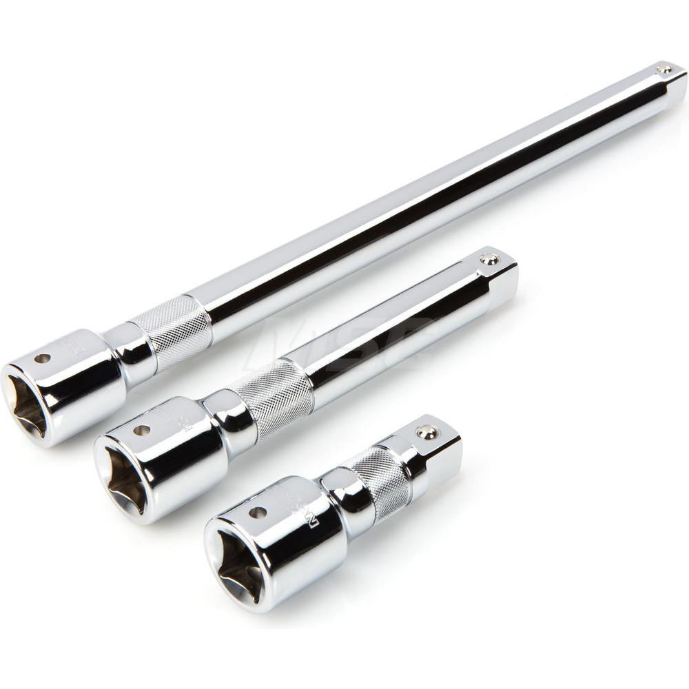 Tekton SHA93003 3/4 Inch Drive Extension Set, 3-Piece (4, 8, 16 in.)