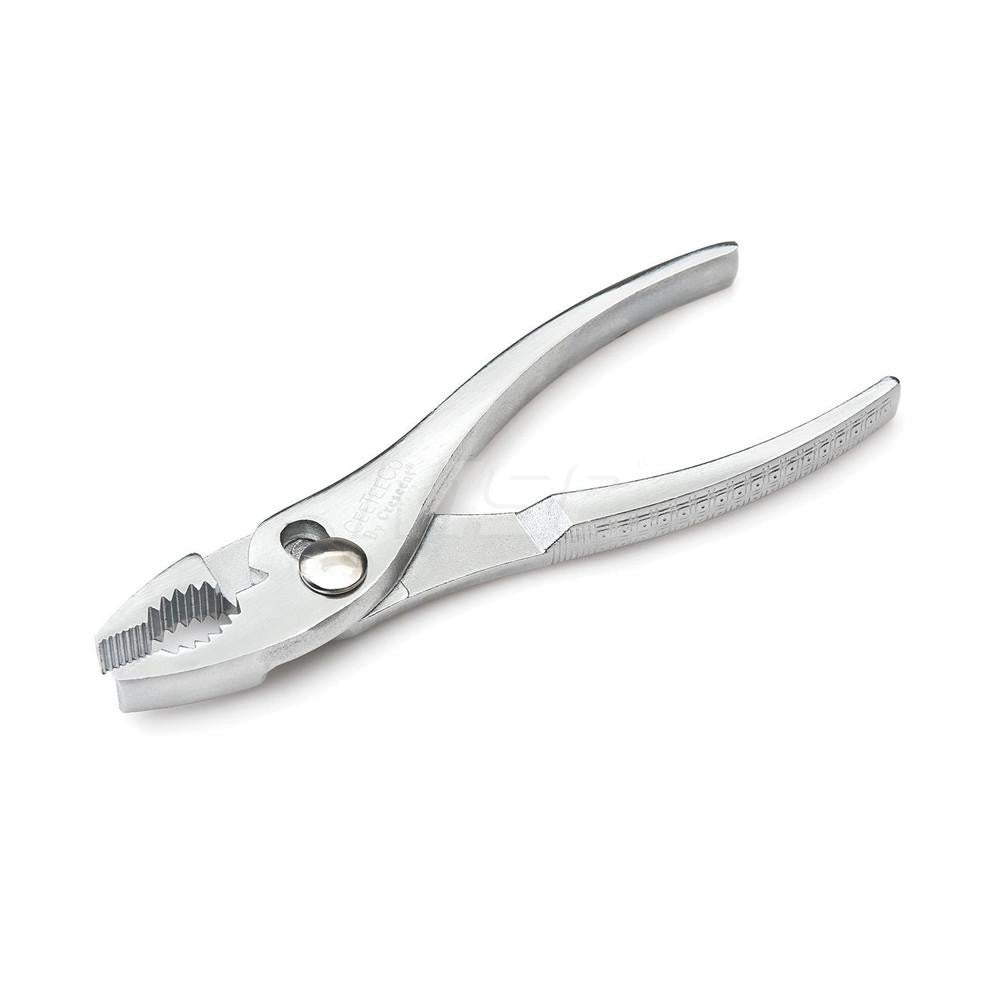 Crescent H26N-05 Slip Joint Pliers Jaw Length (Inch) 1.32 Overall Length Range 6" - 8.9" Overall Length (Inch) 6.5 Jaw Width (Inch) 1.12 Number of Positions 2 Jaw Type Curved Handle Material Chrome Vanadium Steel Plastic Maximum Capacity (Inch) 1.0000 Ma