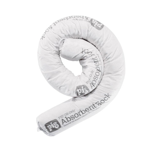 New Pig SKM210 Skimming, 48' OAL, 12 Absorption, Hydrophobic Cellulose, White