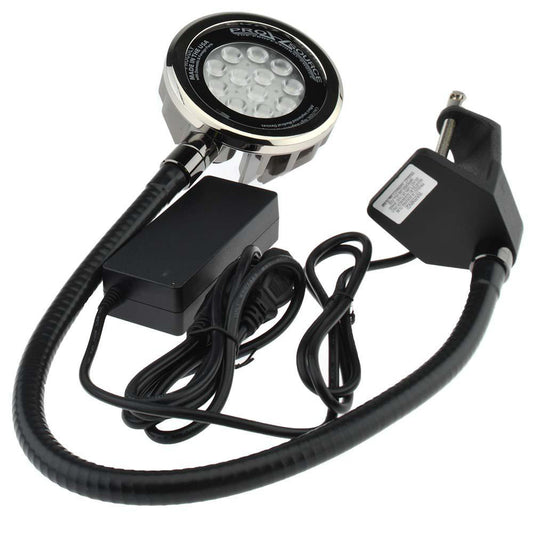 Pro-Source PS-SLCD2230120V Machine Lights Machine Light Style Spot with Gooseneck  Lamp Technology LED  Voltage 100 to 240 V  Wattage 20  Overall Length (Decimal Inch) 30.0000  Mount Type C-Clamp