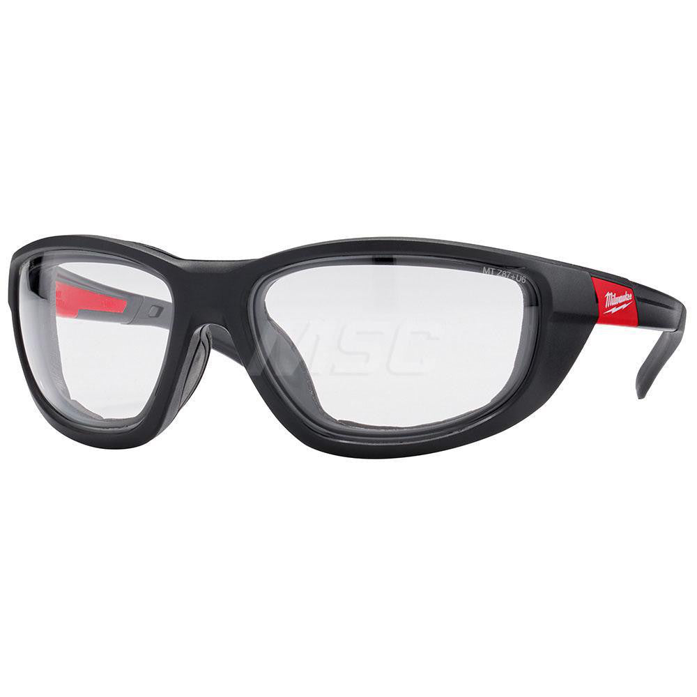 Milwaukee Tool 48-73-2040 Safety Glass Anti-Fog & Anti-Scratch, Plastic, Gray Lenses, Full-Framed