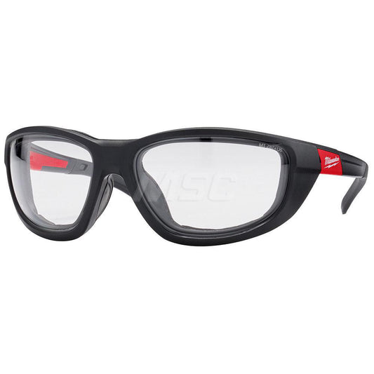 Milwaukee Tool 48-73-2040 Safety Glass Anti-Fog & Anti-Scratch, Plastic, Gray Lenses, Full-Framed