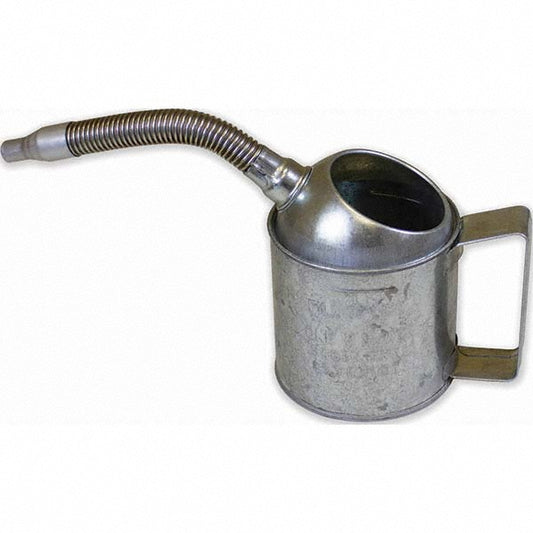Funnel King 94484 Can & Hand-Held Oilers Oiler Type Measure Oiler  Pump Material Steel  Body Material Steel  Color Silver  Spout Type Flexible Spout  Overall Height 6in