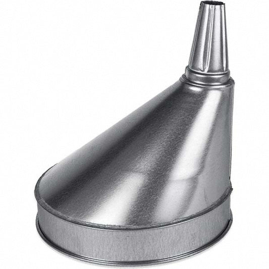 Funnel King 94465 Oil Funnels & Can Oiler Accessories Color Gray  Finish Galvanized  Color Gray  Spout Type Angled  Finish Galvanized  