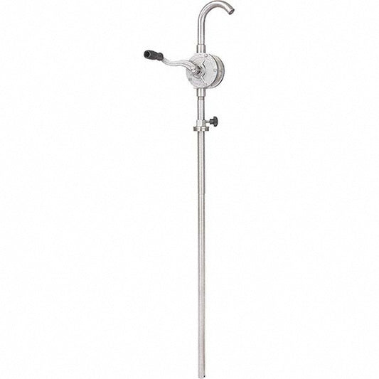 Pro-Lube GNB/SS25/3R/SPL Rotary Hand Drum Pump 1 gal/Turn, Water-Based Lubrication, 304 Stainless Steel & Polytetrafluroethylene