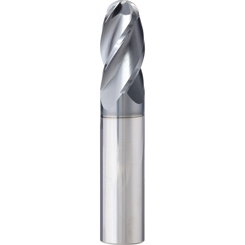 Supermill 5250984 Ball End Mill 1/2" Dia, 2" LOC, 4 Flute, Solid Carbide