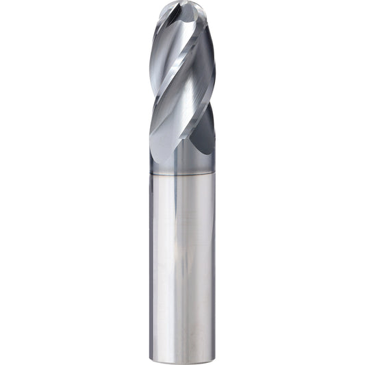 Supermill 5250984 Ball End Mill 1/2" Dia, 2" LOC, 4 Flute, Solid Carbide