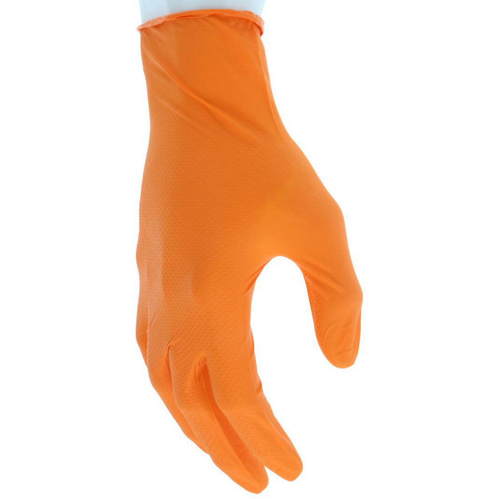 MCR Safety 6016OS Disposable Glove Series Nitrishield, Size Small, 6.0 mil, Not Coated, Nitrile, General Purpose Grade, Powder-Free