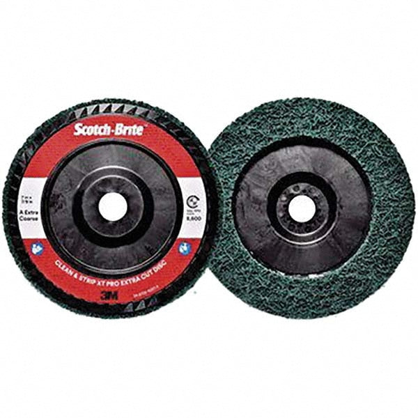 3M 7100175508 Deburring Disc 7" Dia, 7/8" Hole, Extra Coarse Grade, Aluminum Oxide