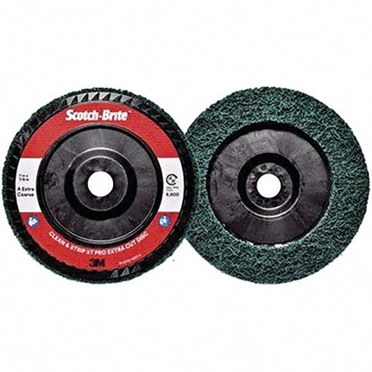 3M 7100175508 Deburring Disc 7" Dia, 7/8" Hole, Extra Coarse Grade, Aluminum Oxide