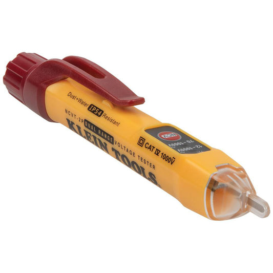 Klein Tools NCVT2P Circuit Continuity & Voltage Testers Tester Type Non-Contact Voltage Tester  Display Type LED  Power Supply AAA Battery  Includes Battery  Standards CAT IV 1000V Conforms to CE requirements