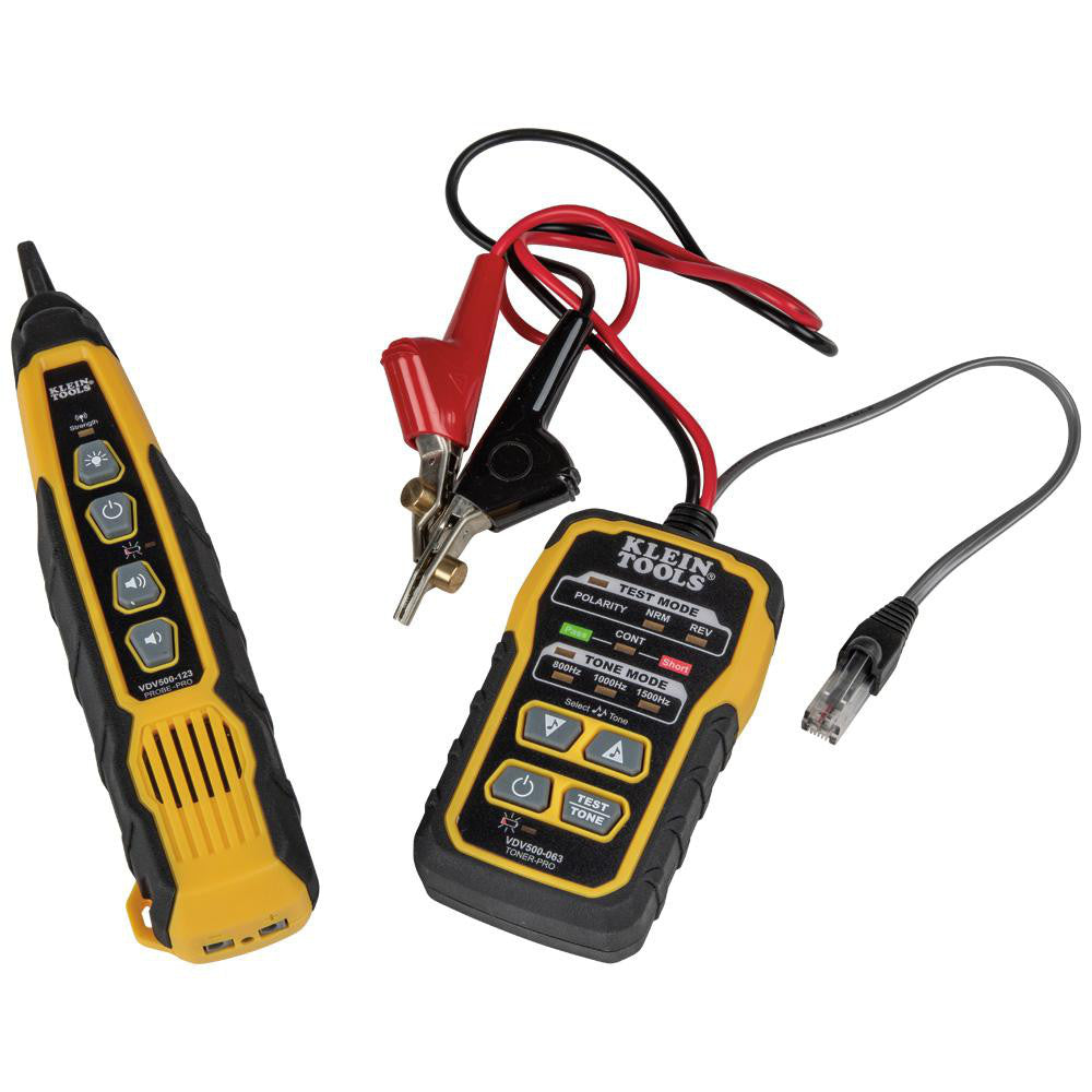 Klein Tools VDV500-820 Cable Tools & Kit 2 Pc, Pouch, Use with RJ11, RJ12 & FJ45 Jack
