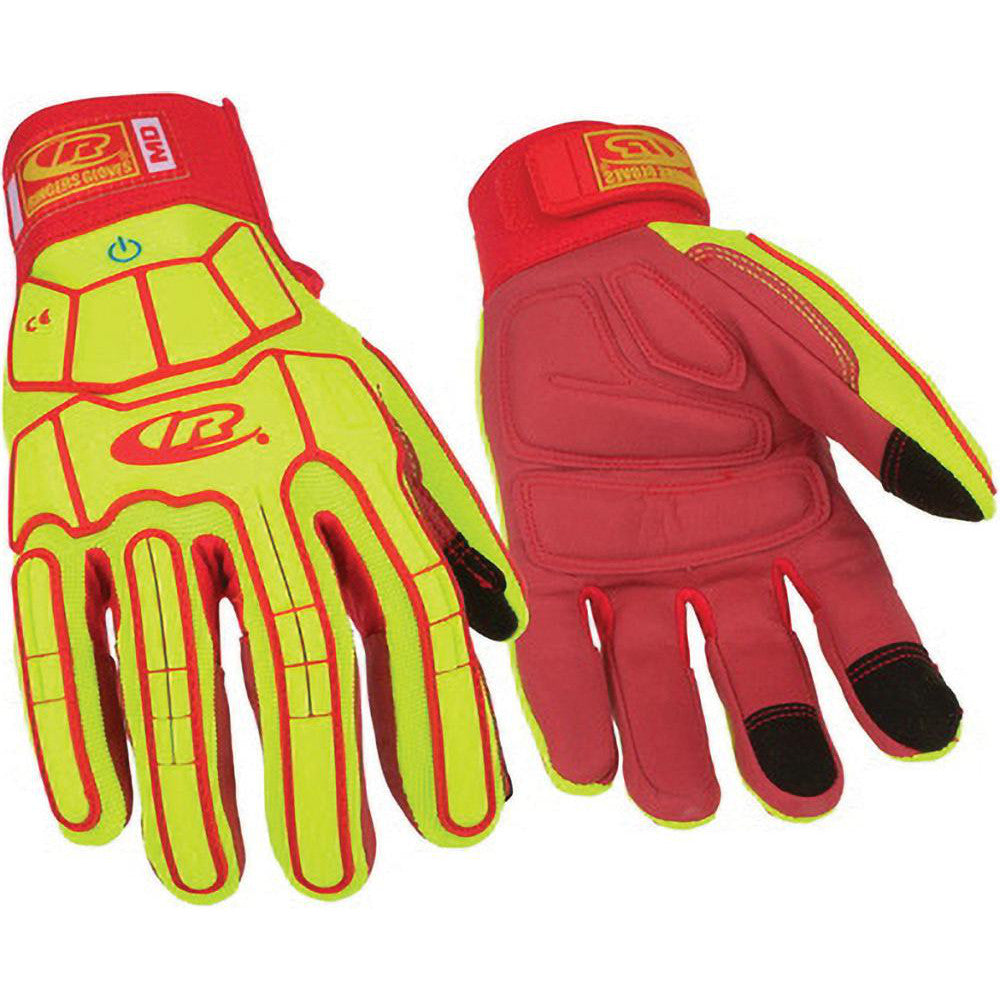 Ansell 167-12 Impact-Resistant & Cut-Resistant Gloves Size 2X-Large, ANSI Cut A3, Unlined Lined, Leather