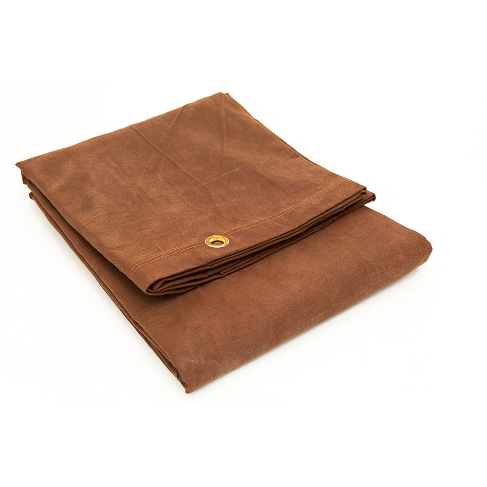 JMI Legacy TPCV1012 Tarp/Dust Cover Brown, Canvas, 10' Long x 12' Wide, 22 mil