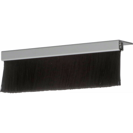 Osborn D490CLA16BL-96S Door Sweeps & Seals Back Strip Brush Width (Inch) .24  Bristle Length (Inch) 1.5000  Bristle Material Nylon  Overall Length (Inch) 96.00000  