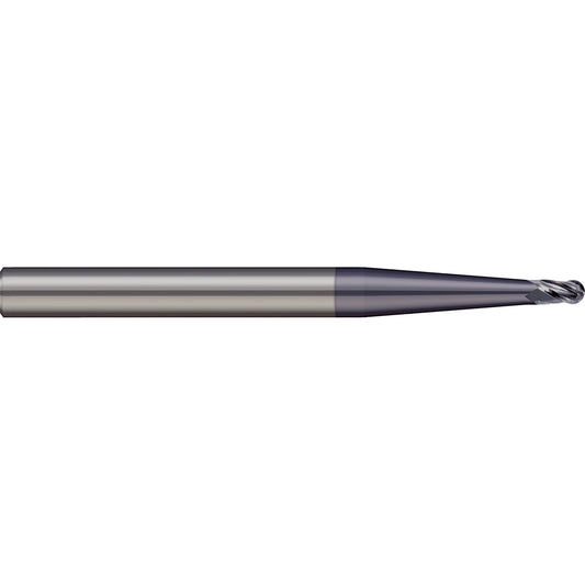 Micro 100 BEM-062-04X Ball End Mill 1/16" Dia, 0.1880" LOC, 4 Flute, Solid Carbide
