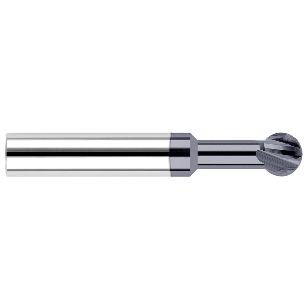 Harvey Tool 29508-C3 Undercutting End Mill 1/8" Dia, 4 Flute, 0.0625" Radius, Solid Carbide
