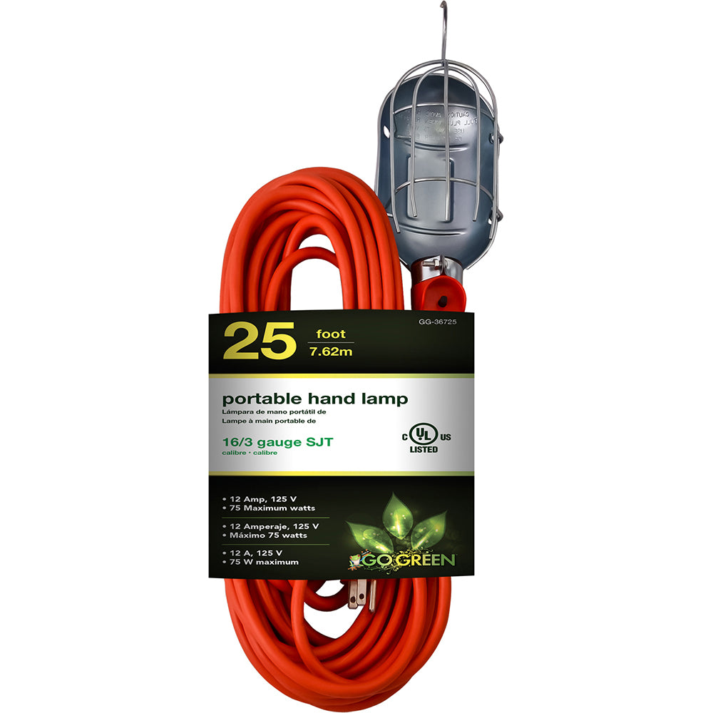 GoGreen Power GG-36725 Hand Held Electric Portable Incandescent Light