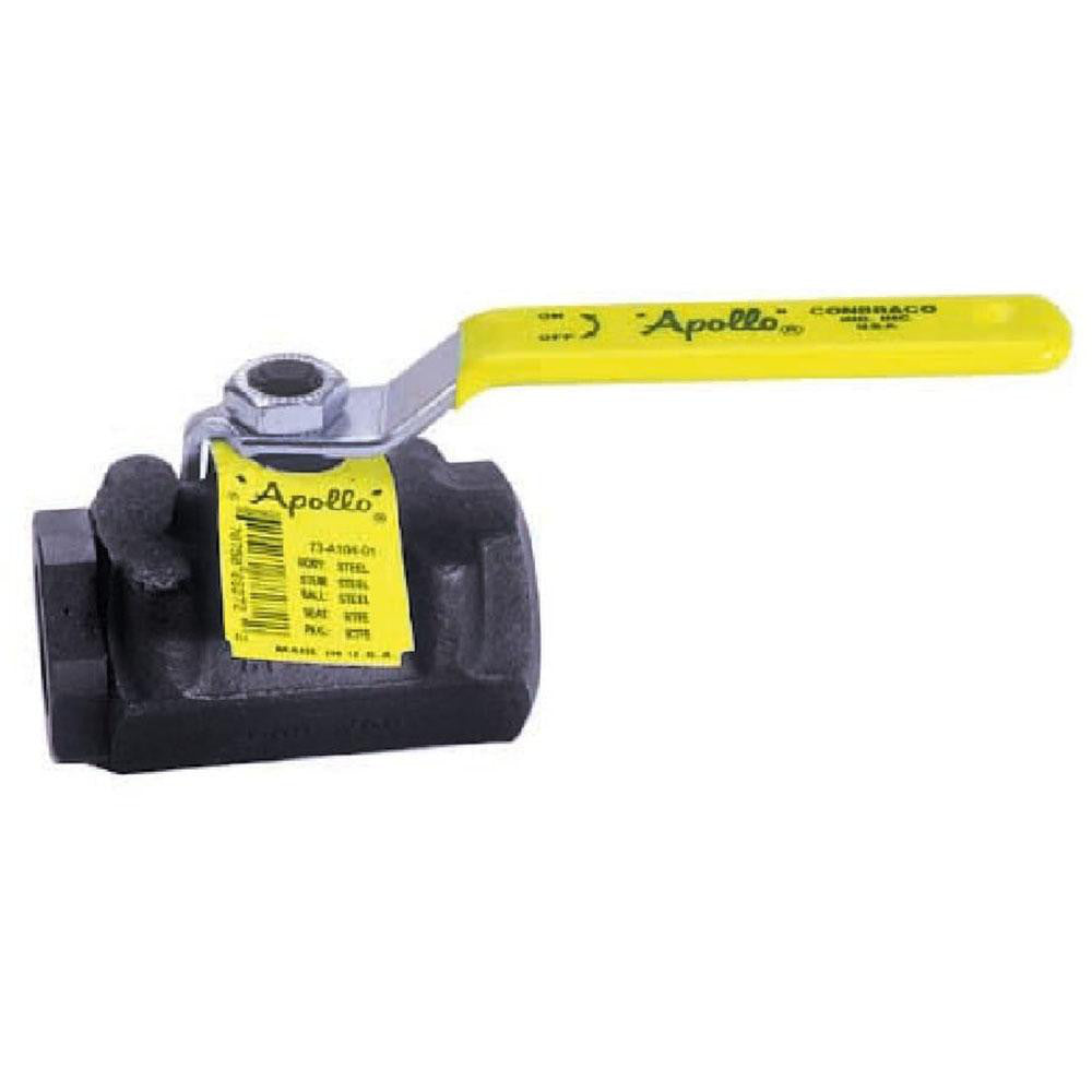 Apollo 73A10427A Manual Ball Valve 3/4" Pipe, Standard Port, Forged Carbon Steel