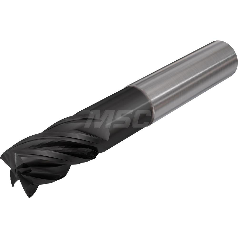 Iscar 3401276 Square End Mill 3/8" Dia, 2-3/8" LOC, 4 Flute, Solid Carbide
