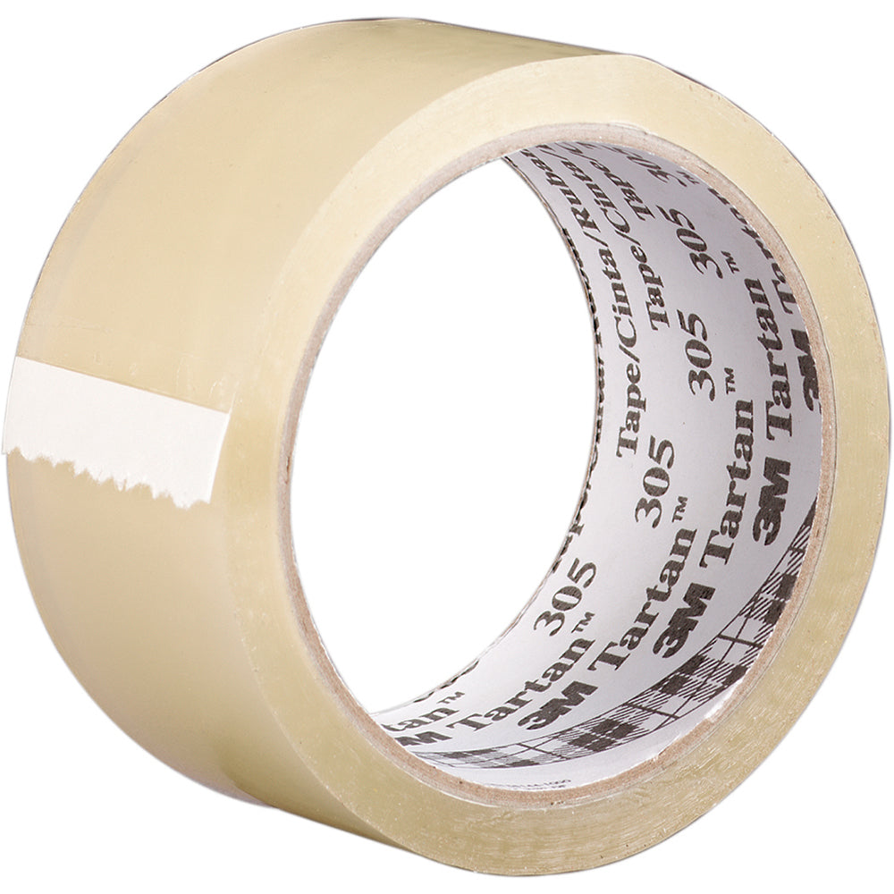 3M 7100241143 Box Sealing & Label Protection Tape Tape Number 305  Thickness (mil) 1.8  Length (Yards - 2 Decimals) 109.36  Color Clear  Width (mm - 2 Decimals) 48.00  