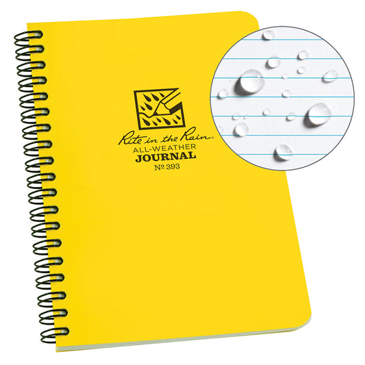 Rite in the Rain 393 Waterproof Spiral Notebook 32 Sheets
