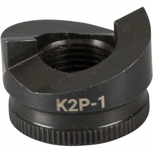 Greenlee K2P-1 Punch Dies, Centers & Parts Component Type Punch  Product Shape Round  Compatible Conduit Size 1in  Overall Length 34.60mm  For Maximum Steel Thickness 3.5mm  Punch Hole Diameter 1.3600in