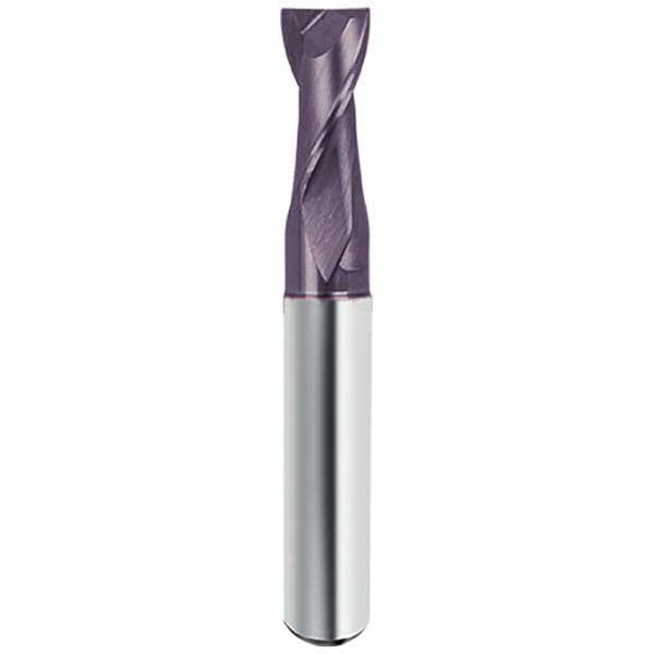 Guhring 9199520031700 Corner Chamfer End Mill 1/8" Dia, 3/8" LOC, 2 Flute, Solid Carbide