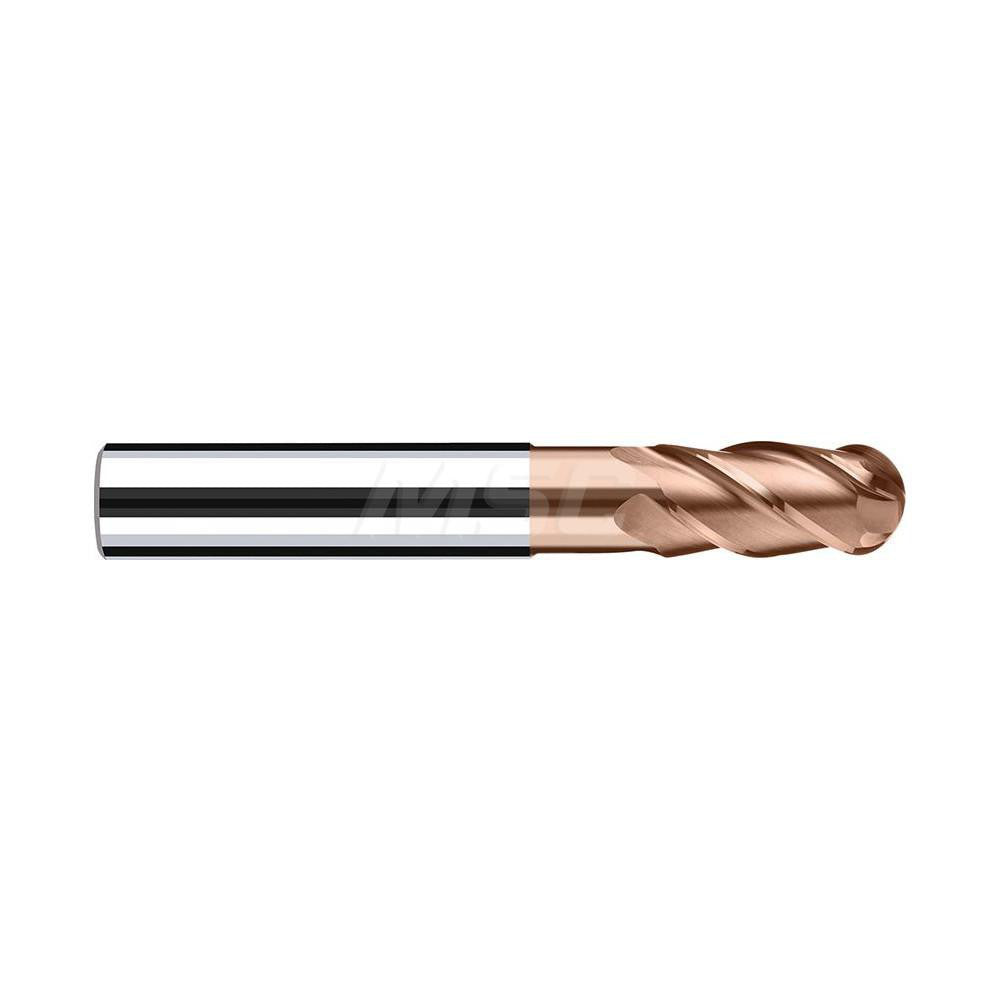 Fraisa H7490140 Ball End Mill 2.00 mm Dia, 4.00 mm LOC, 4 Flute, Solid Carbide