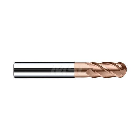 Fraisa H7490220 Ball End Mill 4.00 mm Dia, 8.00 mm LOC, 4 Flute, Solid Carbide