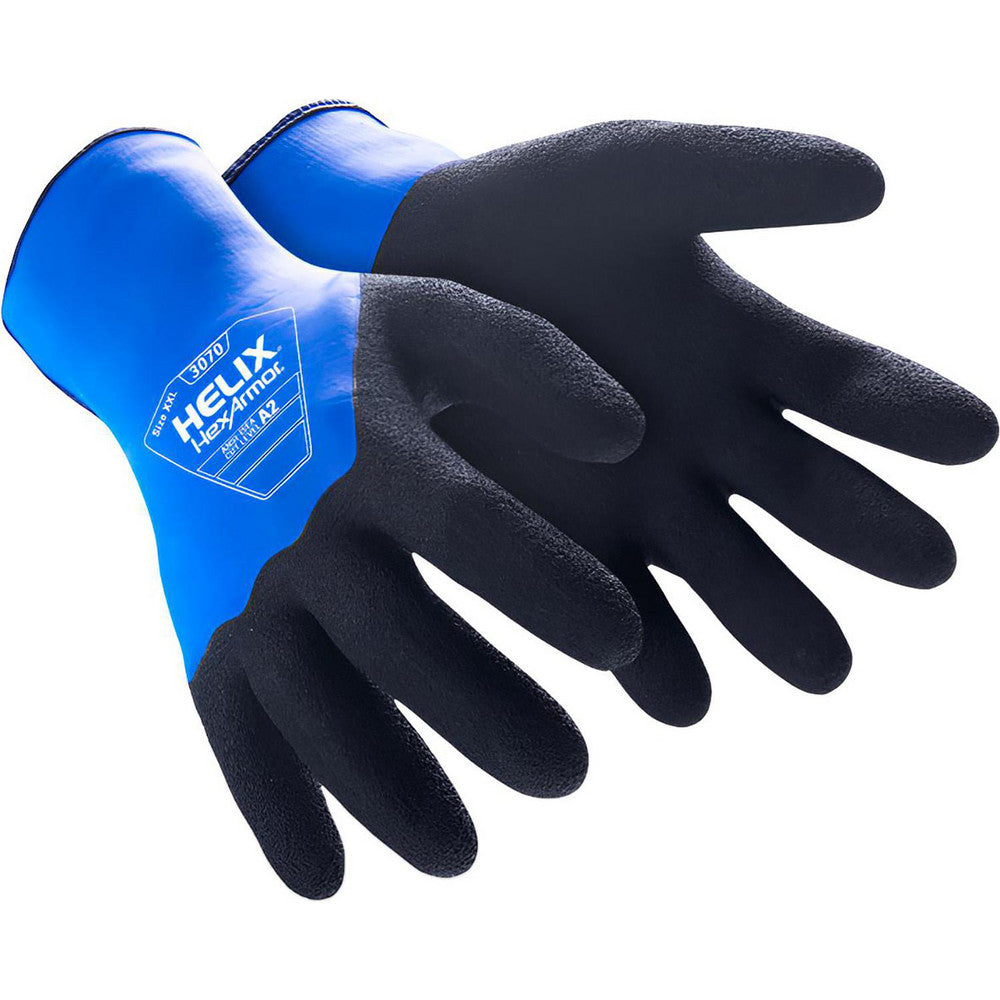 HexArmor 3070-L (9) Cut & Puncture-Resistant Gloves Size L, ANSI Cut A2, ANSI Puncture 4, Rubber & Latex, HPPE Blend