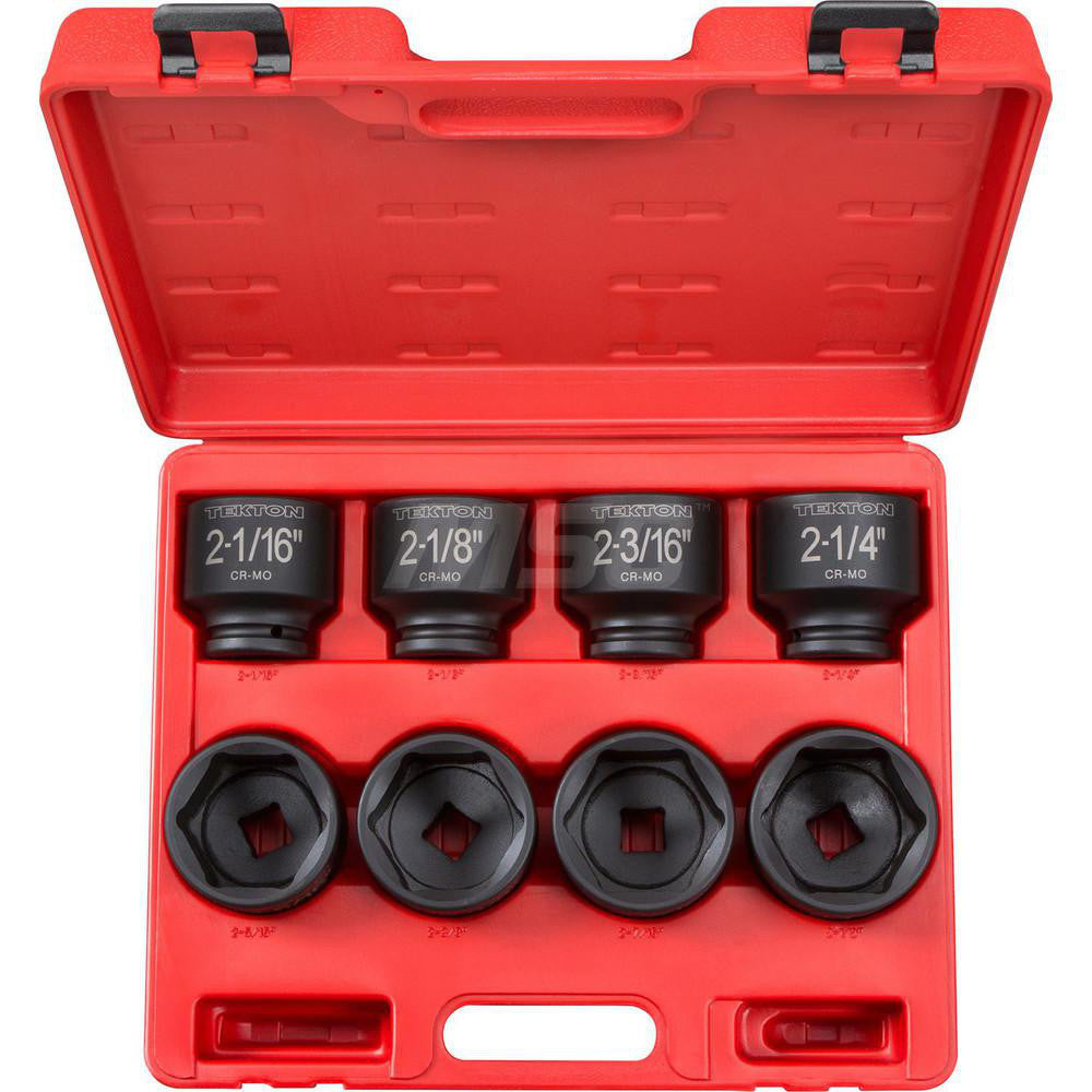 Tekton 4893 Socket Set 8 Pc, 2-1/16 to 2-1/2" Socket