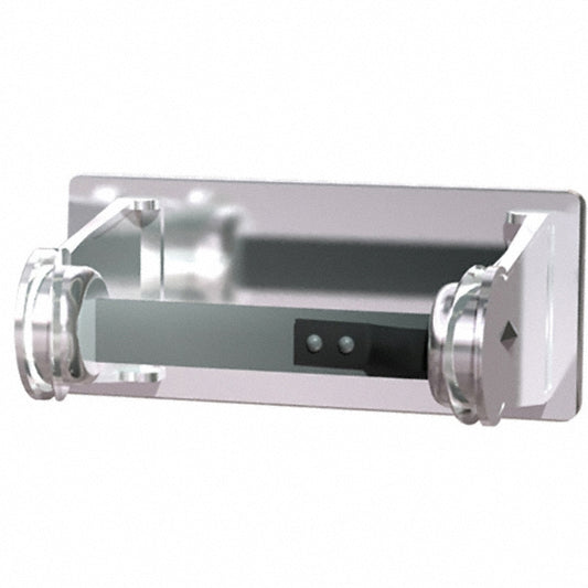 ASI-American Specialties, Inc. 0710 Standard Single Roll Stainless Steel Toilet Tissue Dispenser